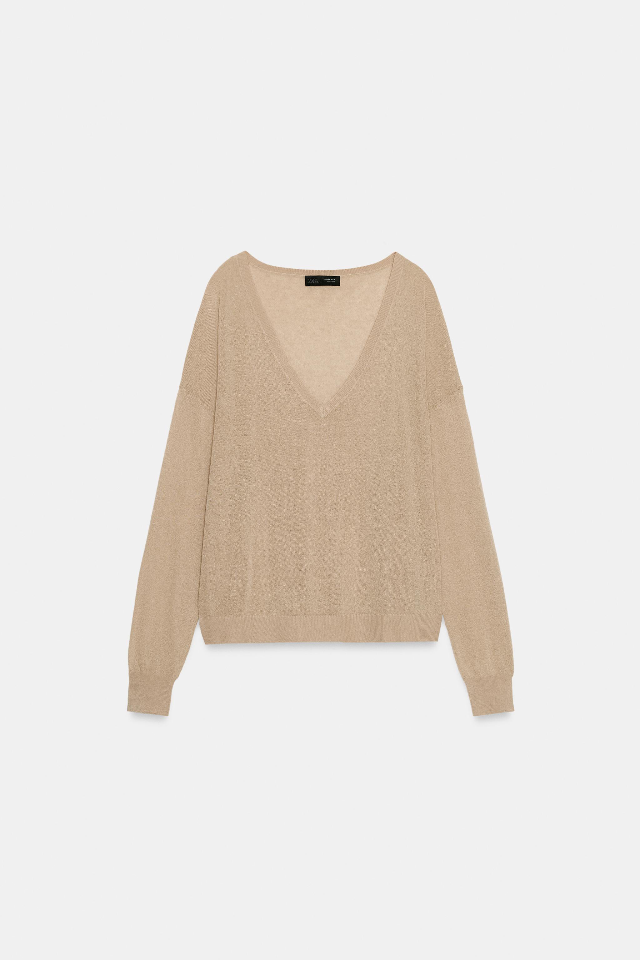 FINE KNIT V-NECK JUMPER